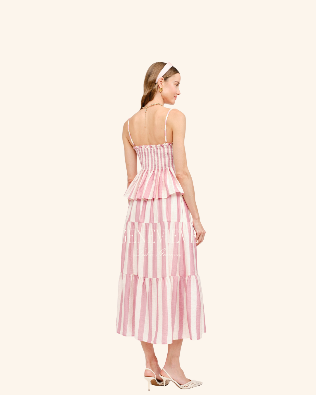 Sofie The Label Pink Stripe Marlin Tank