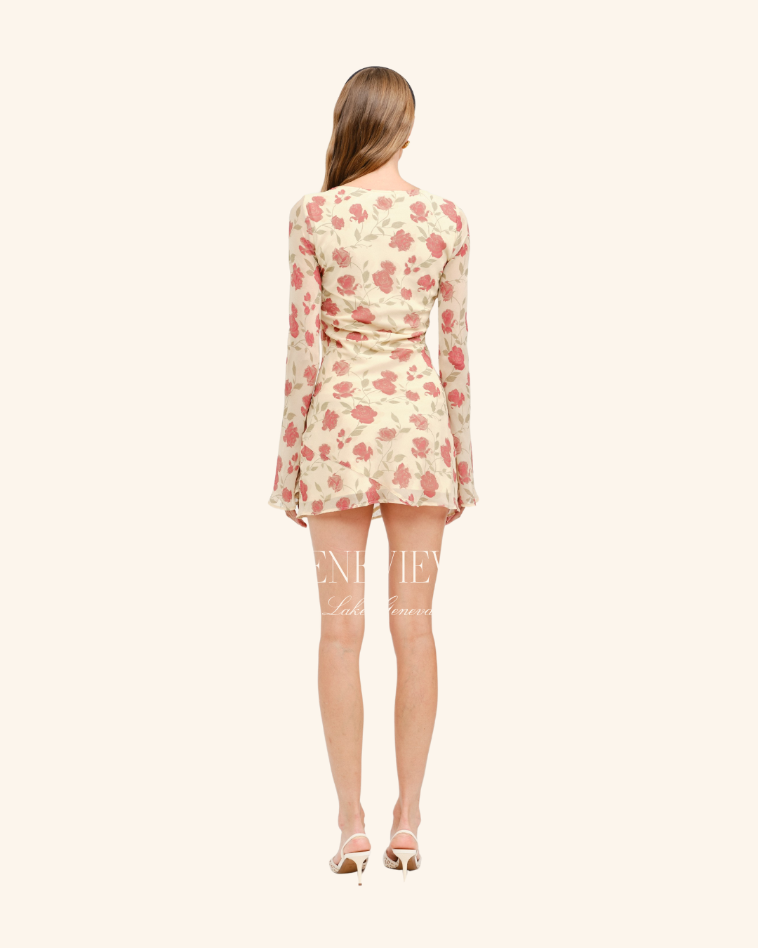 Sofie The Label Yellow Floral Mini Dress