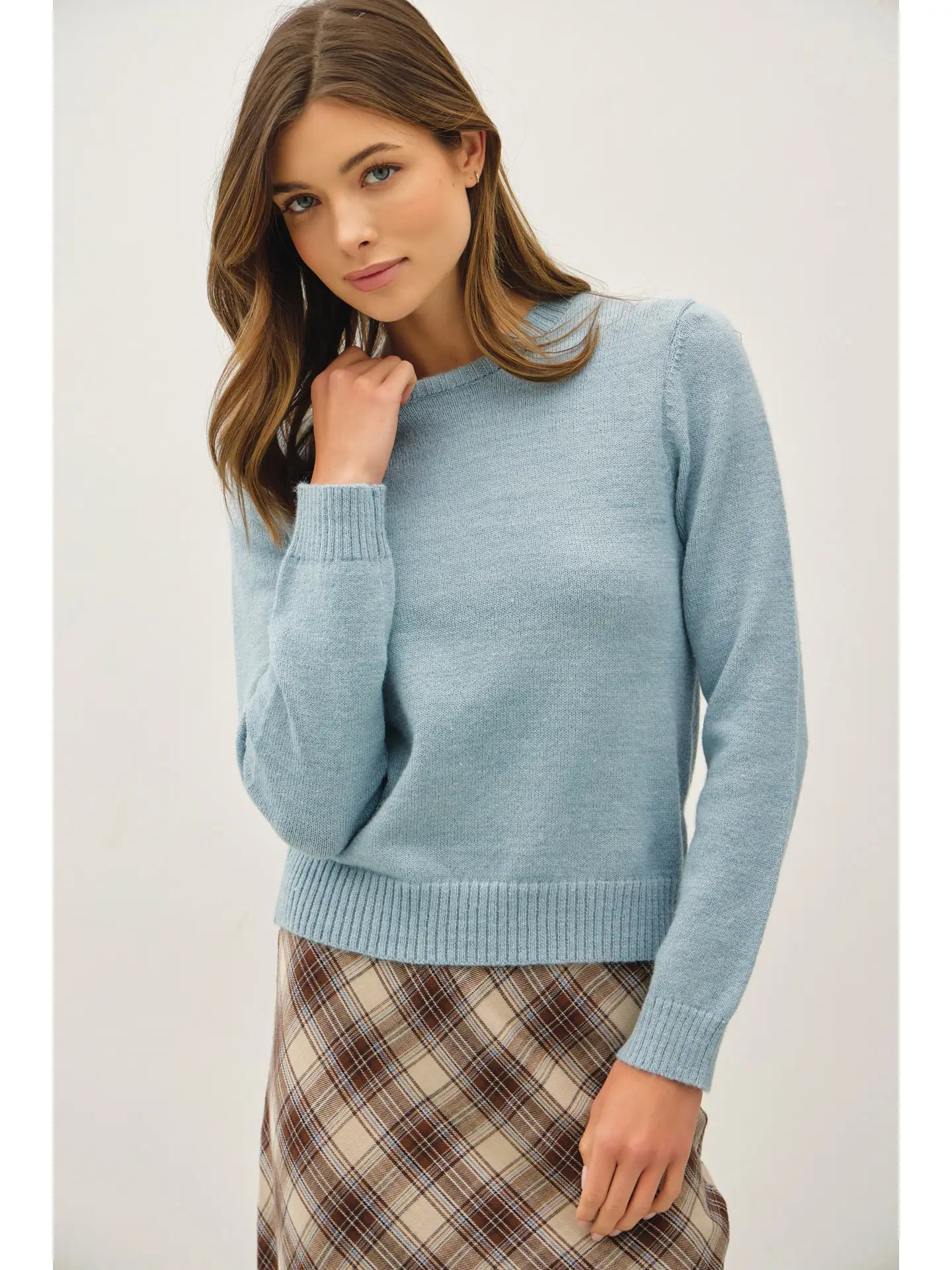Be Cool Wool Blended Cropped Sweater (Various Colors)