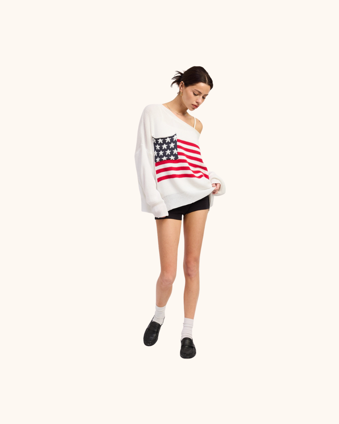 Emory Park Flag Detail Sweater