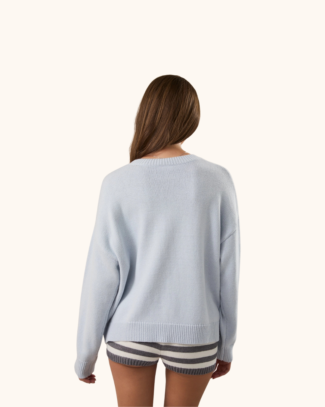 Le Lis Baby Blue Sardine Sweater