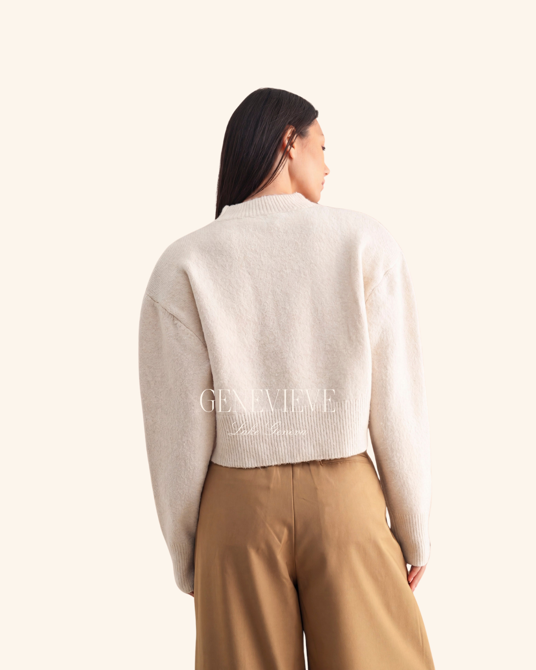 Mable Cream Crew Neck Sweater