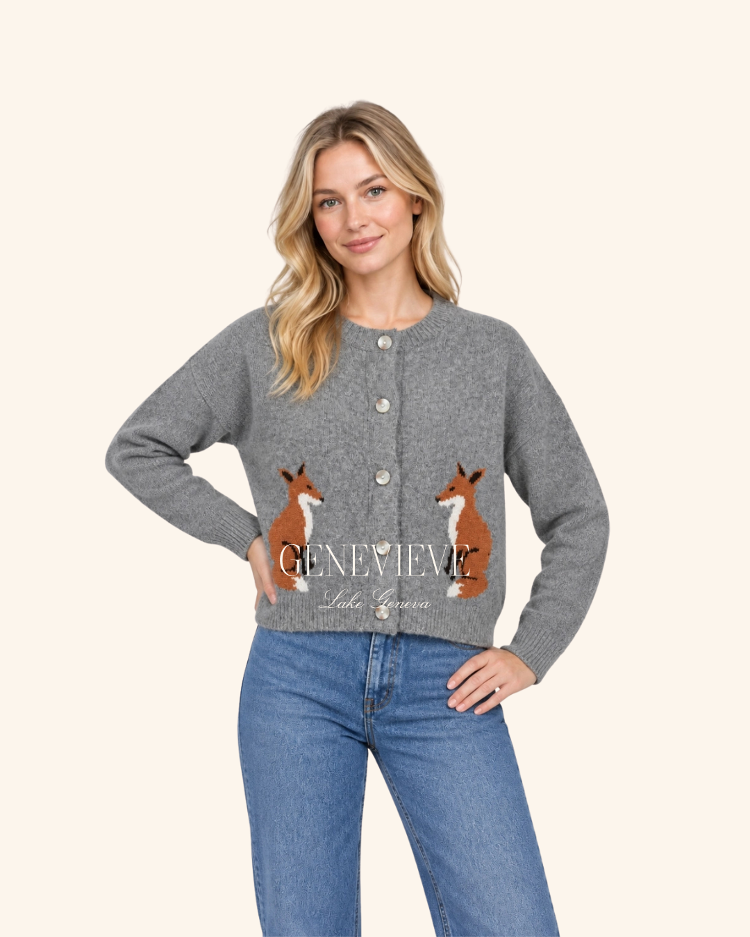 Dreamers by Debut Fox Cardigan
