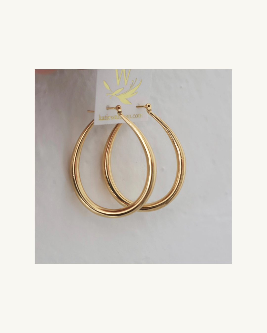 Katie Waltman Large Teardrop Hoops