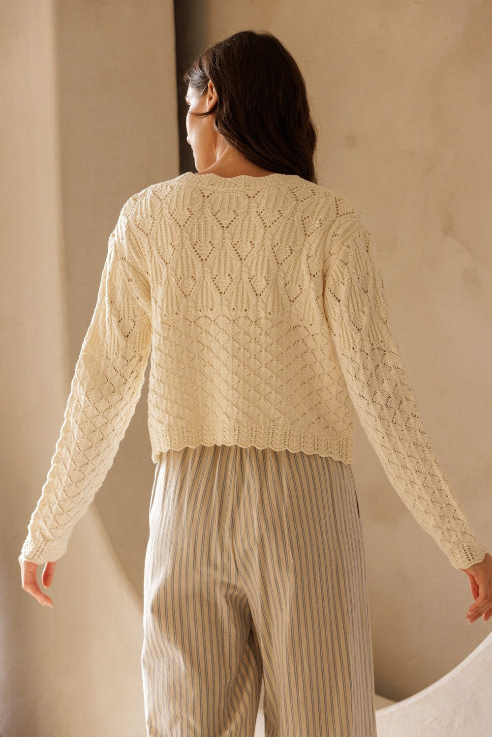 Storia Textured Knit Cardigan