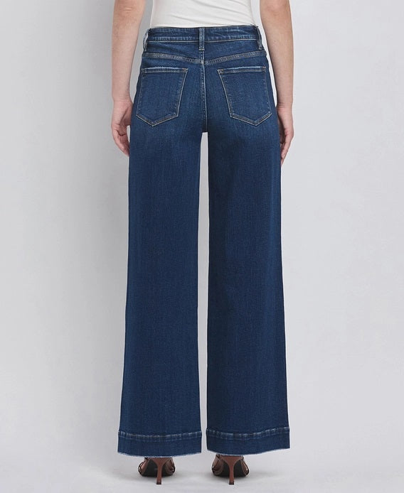 Vervet High Rise Wide Trouser Jeans