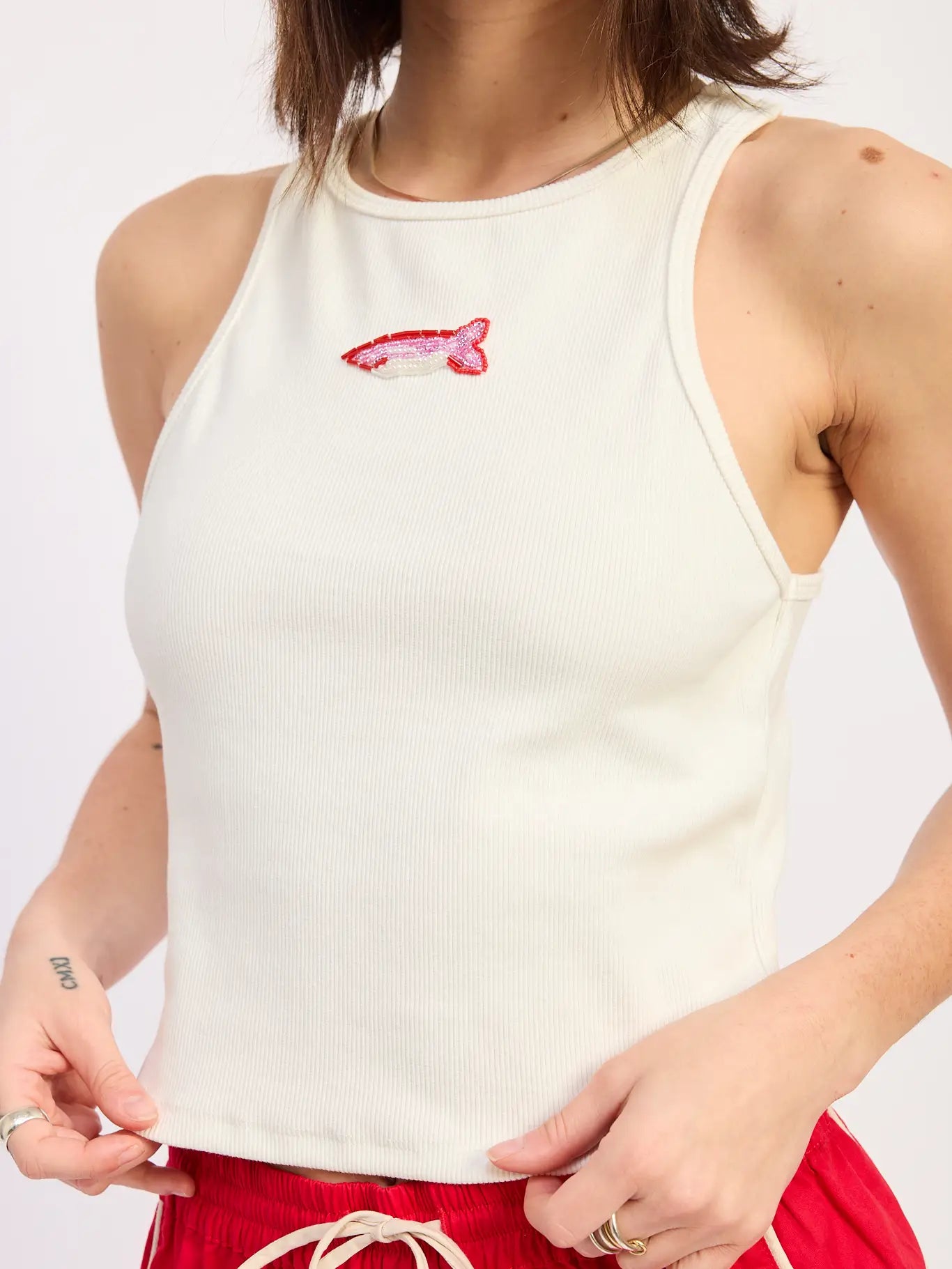 Emory Park Racer Back Fish Tank Top (Various Colors)