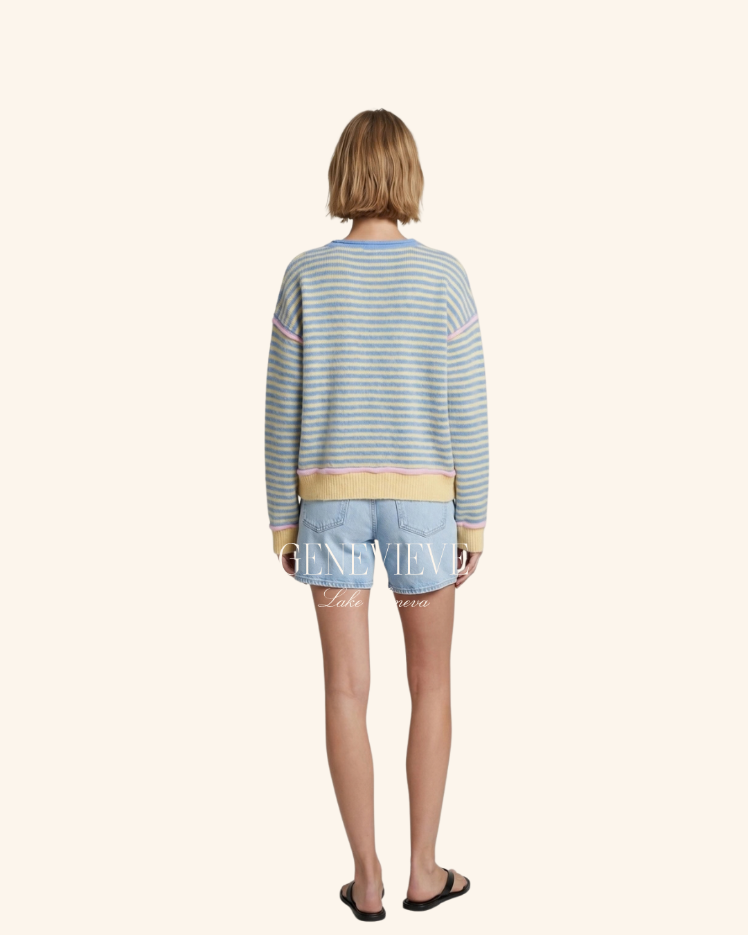 Twentifourth Daisy Sky Striped Sweater