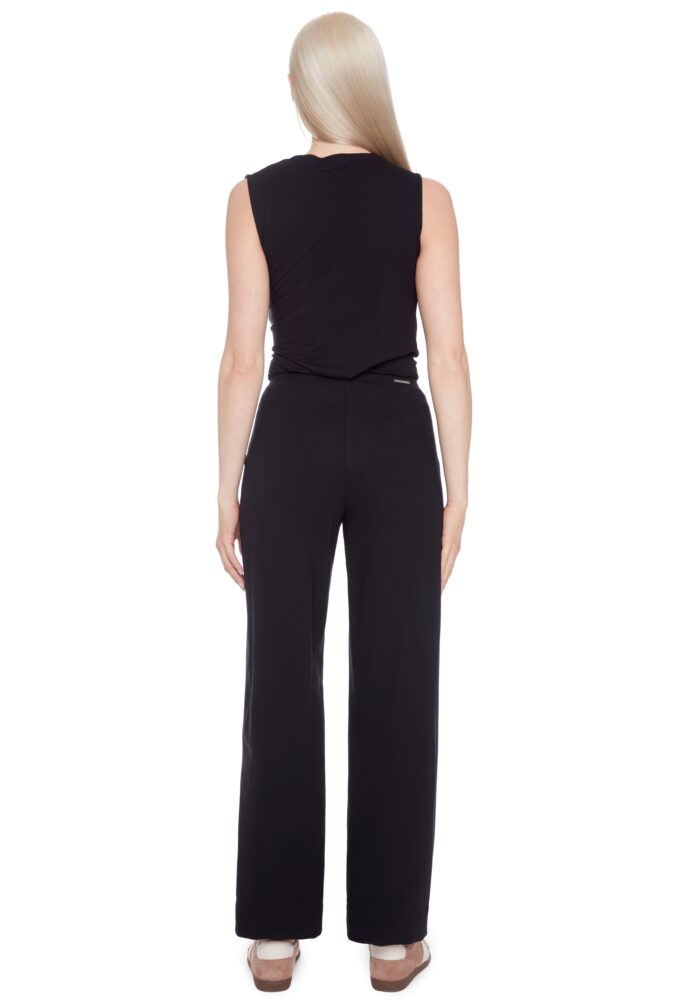 ILTM BlkPleatWideLegPant