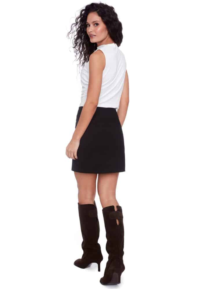 ILTM Jack Solid Ponte Skirt