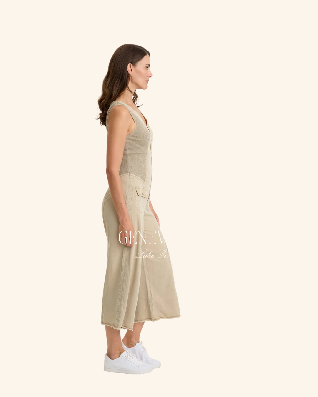 Wearables Linette Jumpsuit Tan