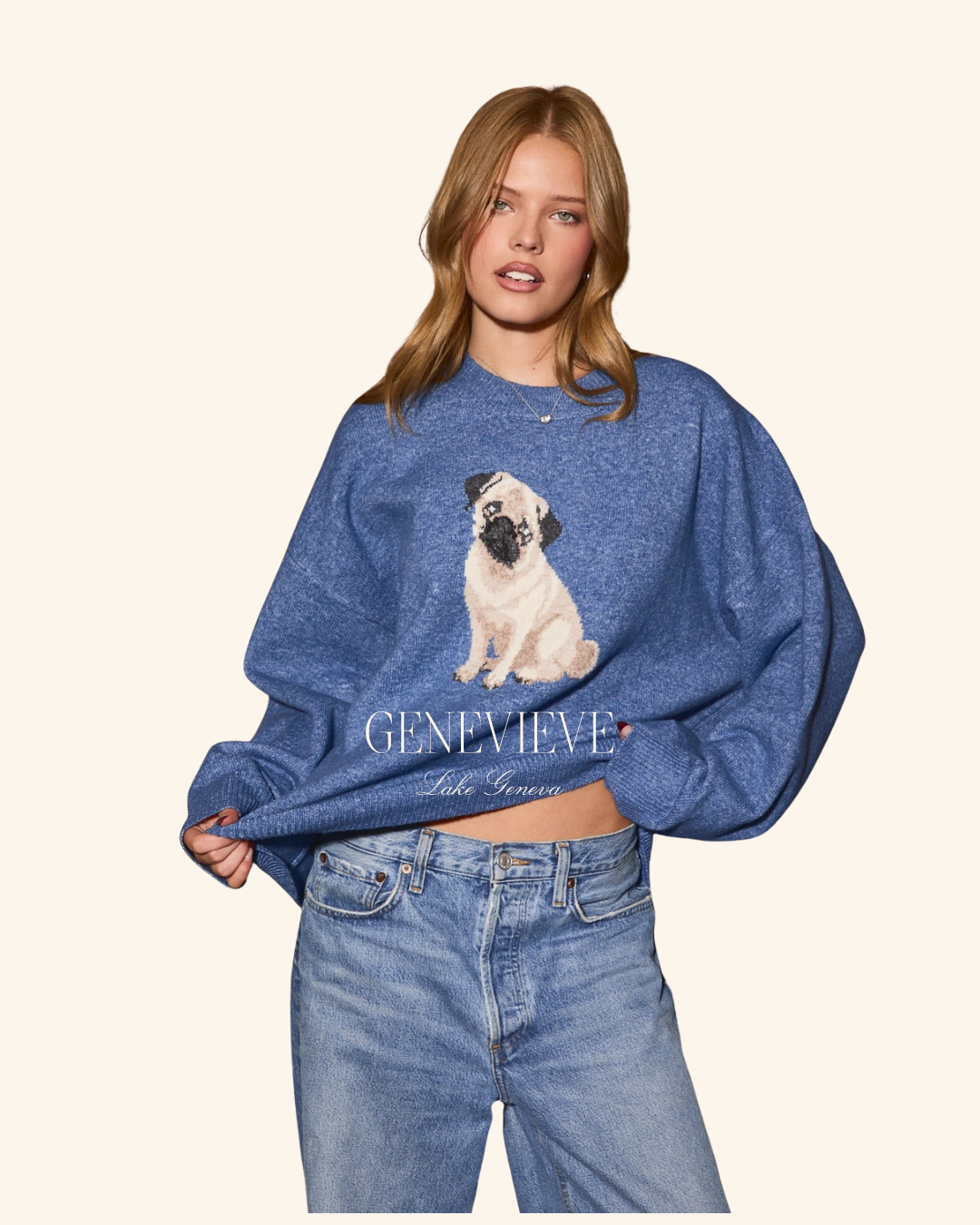 Le Lis Bruce the Pug Sweater