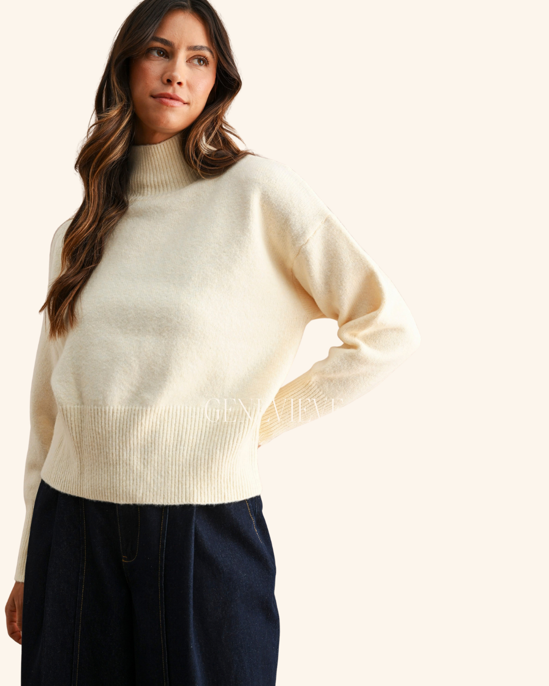 Mable Mock Neck Sweater