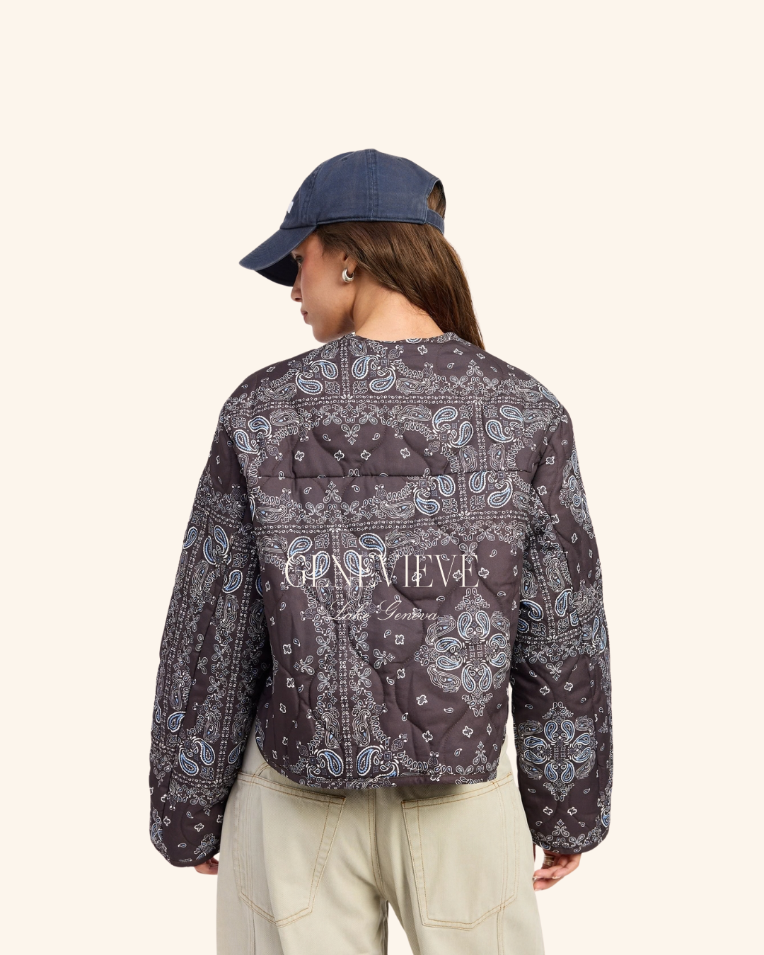 Emory Park Chocolate Quilted Jacket
