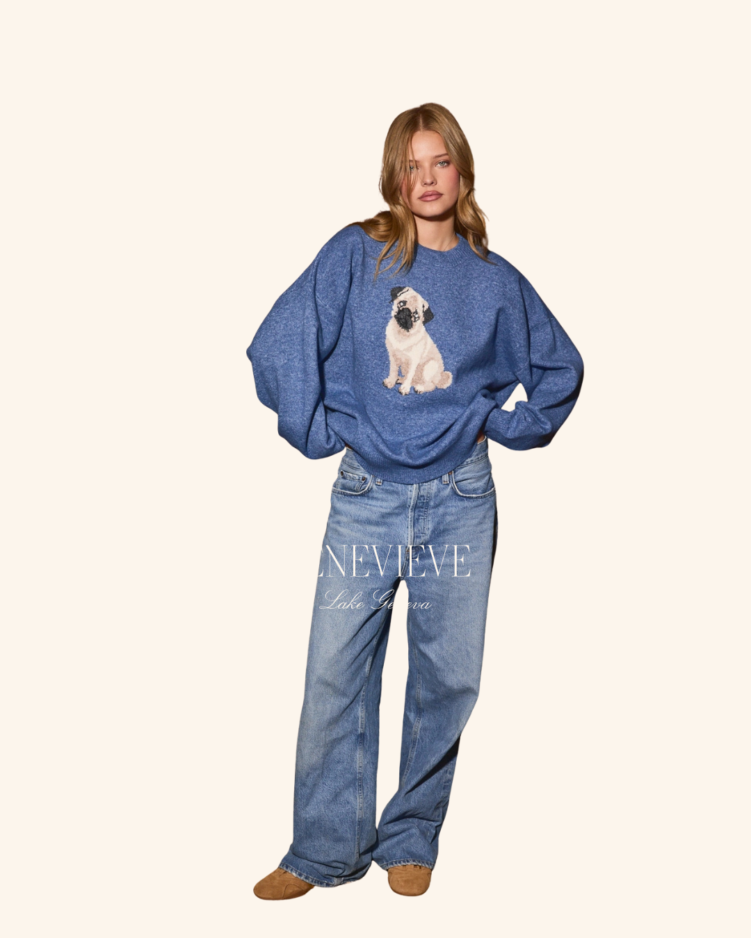 Le Lis Bruce the Pug Sweater