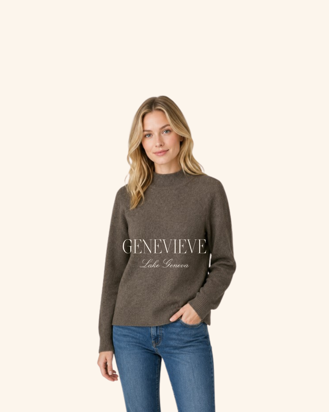 Dreamers By Debut Mockneck Sweater