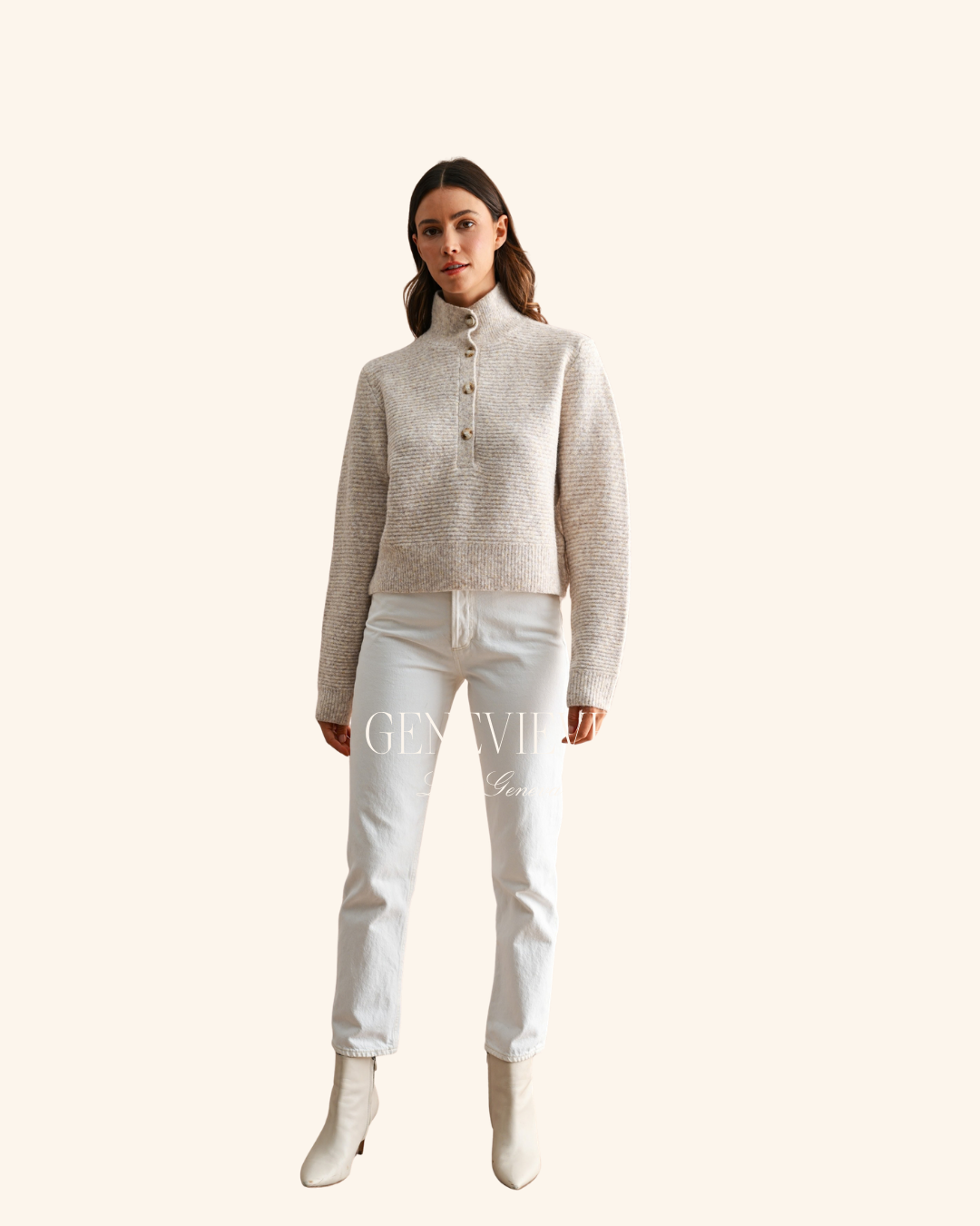 Mable 1\4 Button Sweater