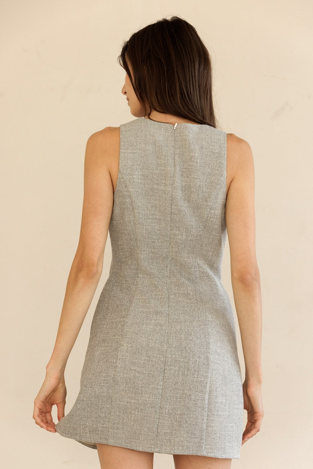 Storia V-neck Sleeveless Mini Dress