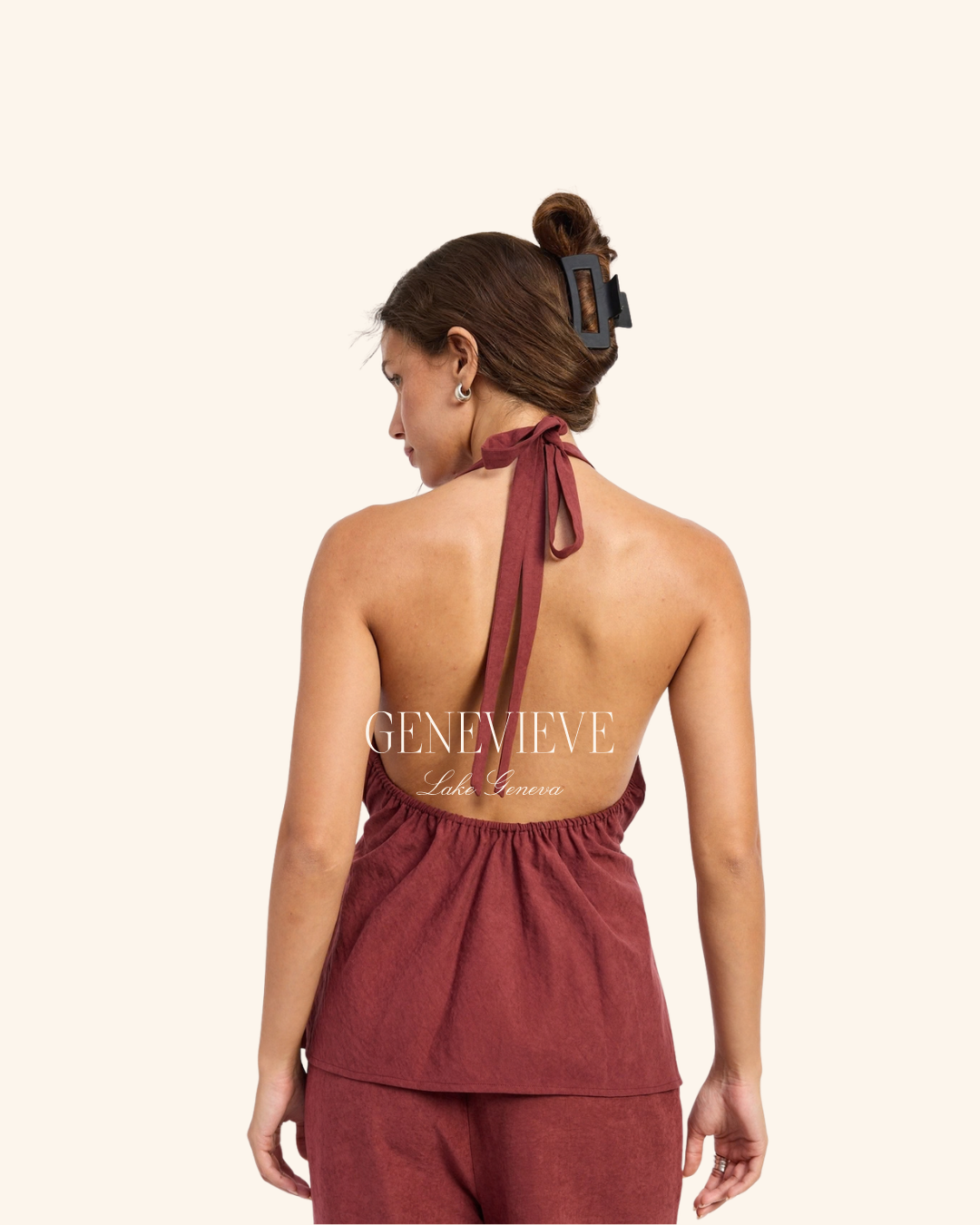 Emory Park Mahogany Tunic Top