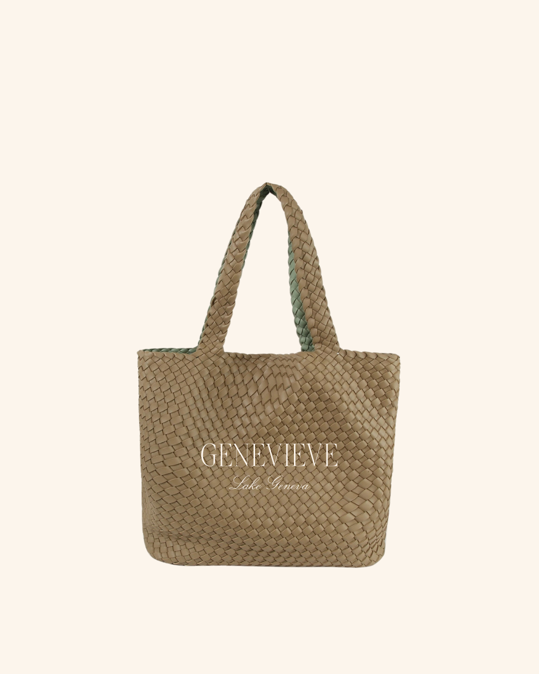 Handbag Factory Woven 2 in 1 Tote