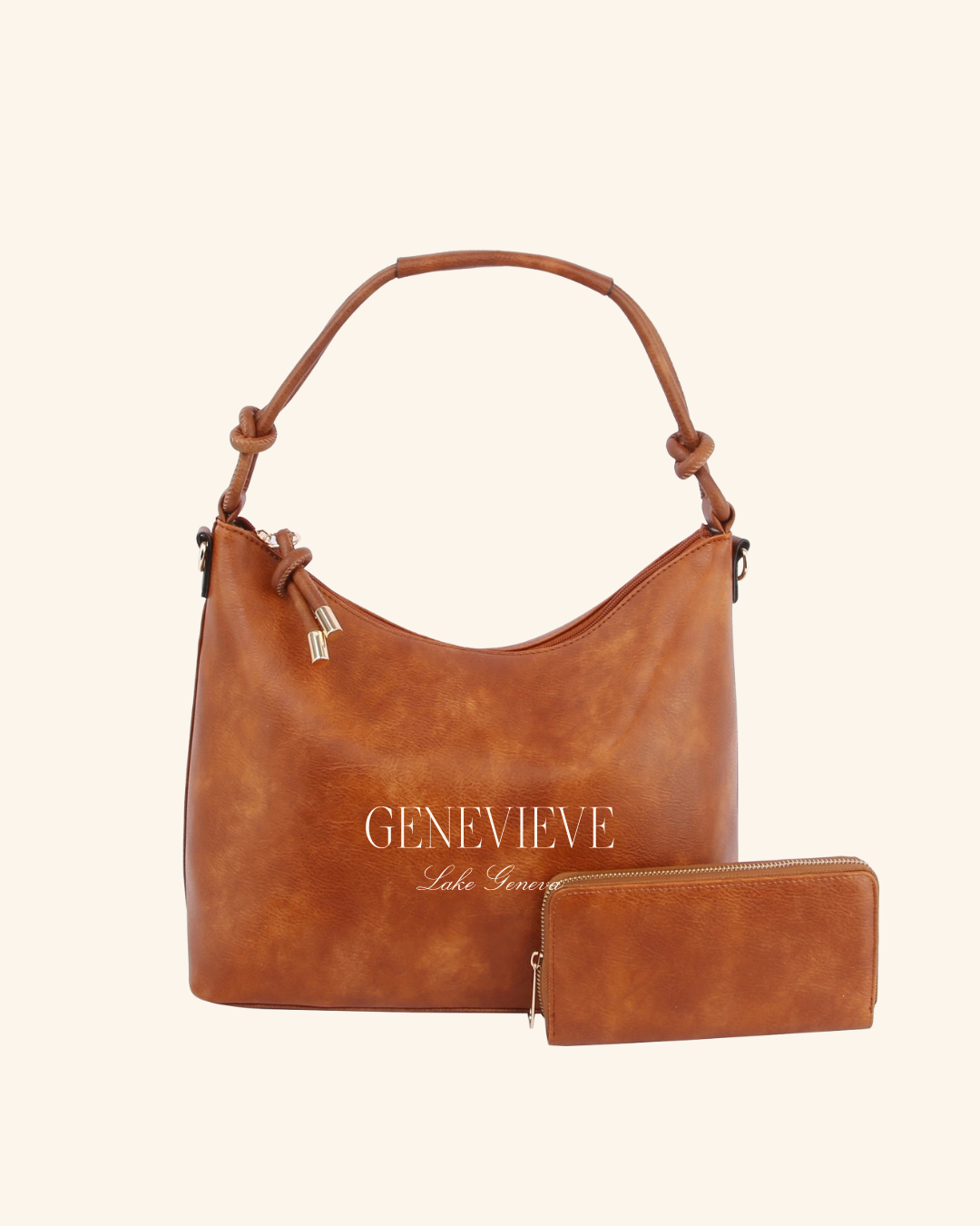 Handbag Factory 2 in 1 Top Handle Satchel