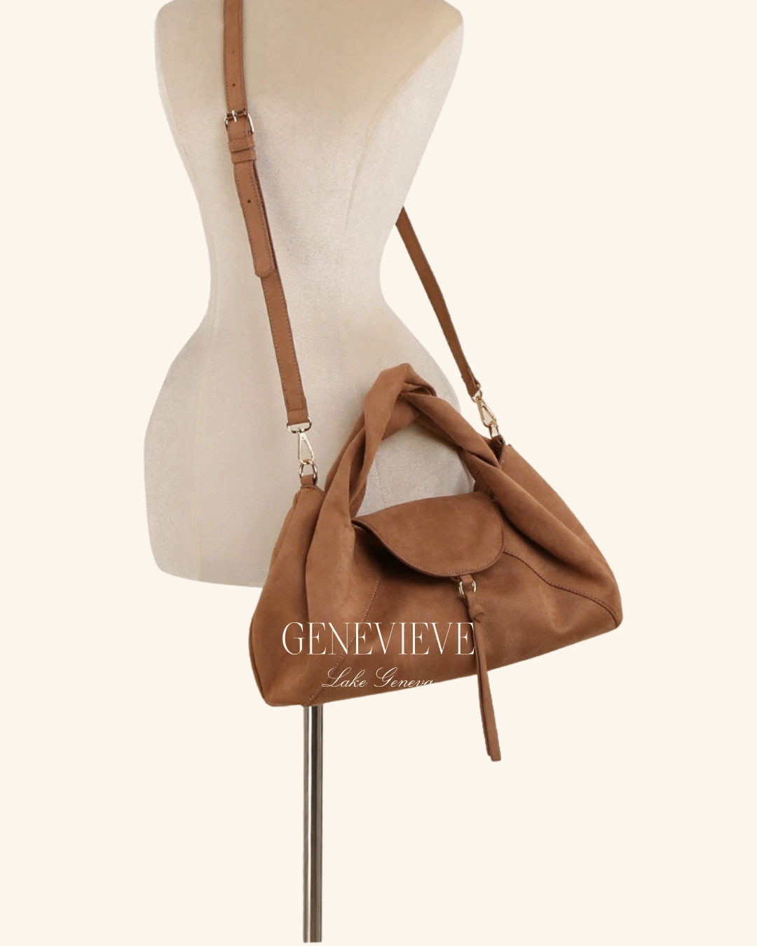 Handbag Factory Twist Handle Slouch bag