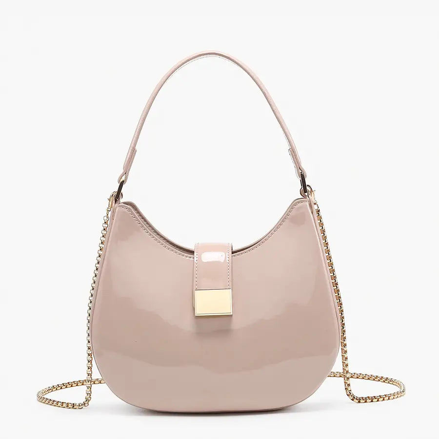 Malta Shaped Crossbody Saddle Bag