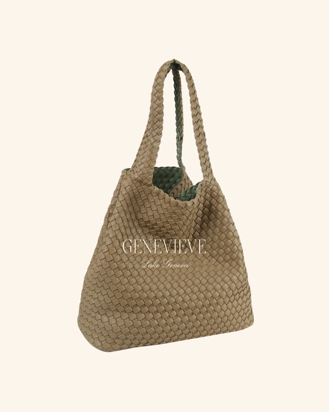 Handbag Factory Woven 2 in 1 Tote