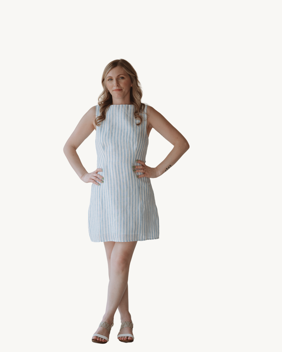 Sofie The Label Victoria Striped Mini Dress