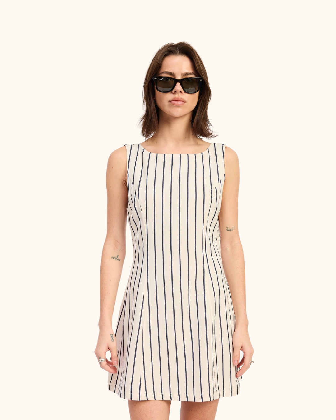 Emory Park Striped Denim Mini