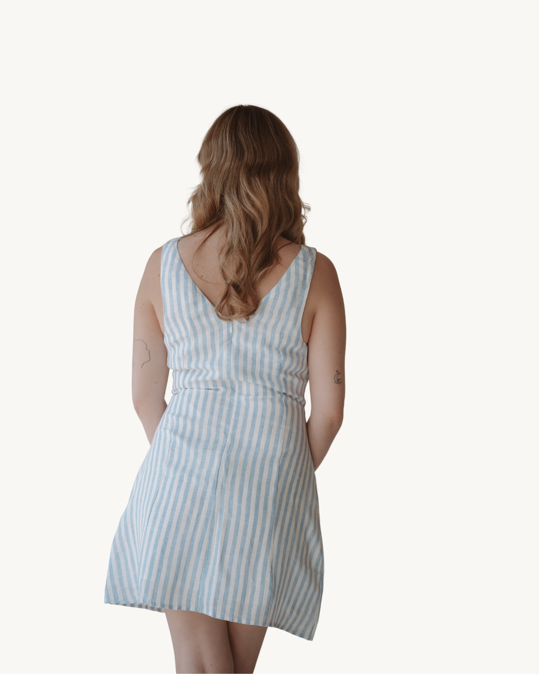 Sofie The Label Victoria Striped Mini Dress