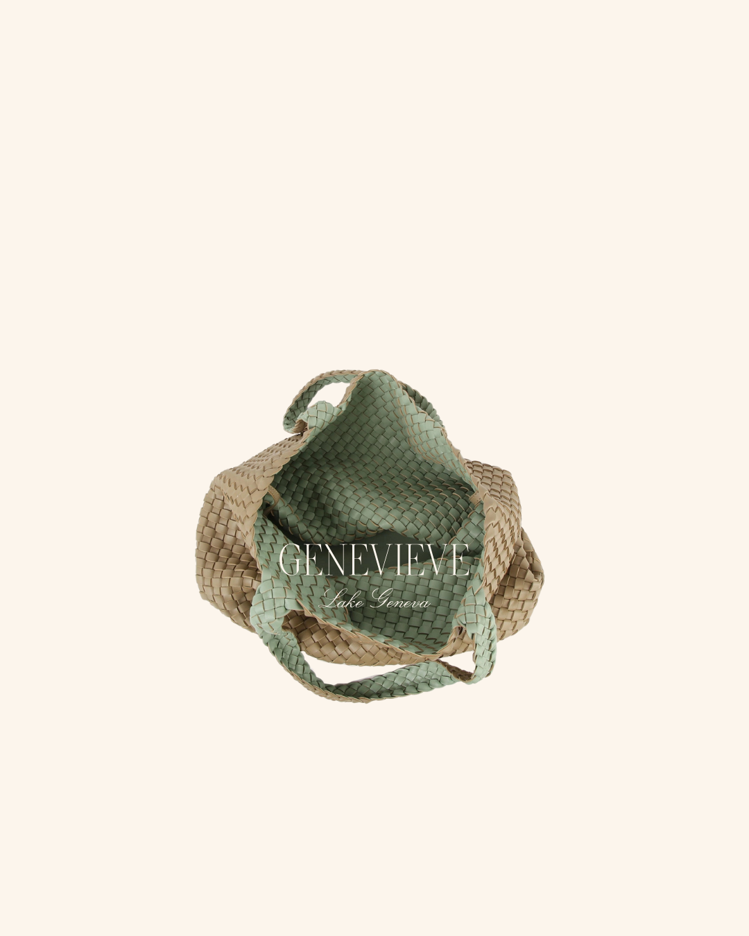 Handbag Factory Woven 2 in 1 Tote