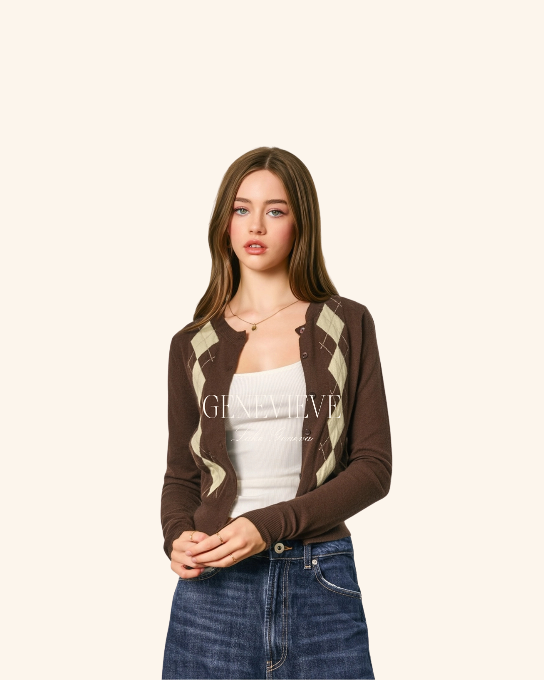 Dress Forum Argyle Cardigan