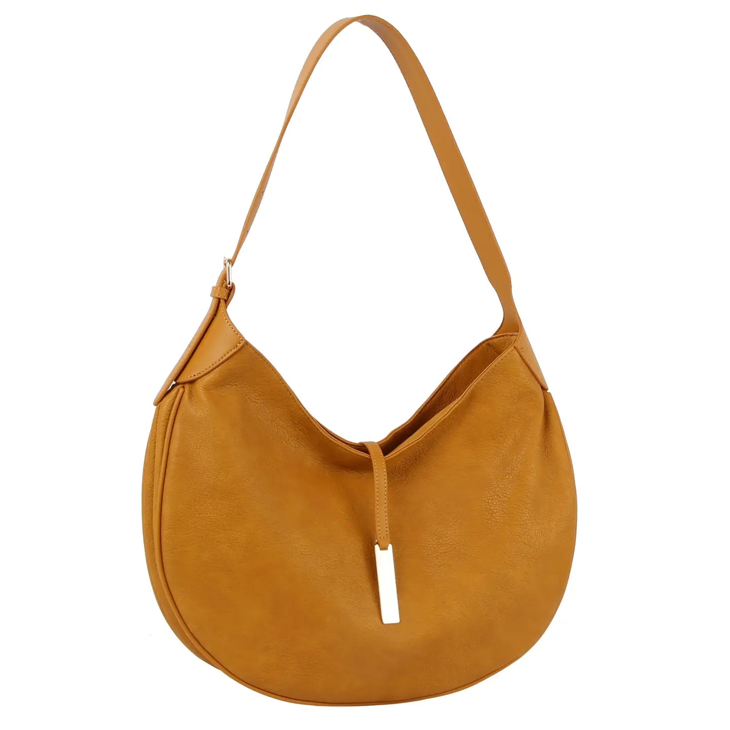 Metal Decor Hobo Bag (Various Colors)