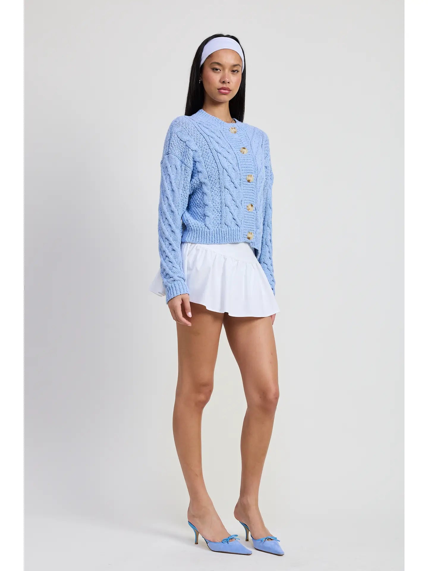 Emory Park Chunky Cable Knit Cardigan