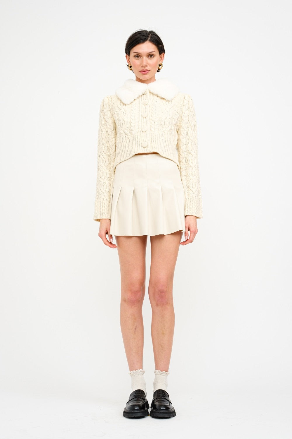 Sofie The Label Area Ivory Skirt
