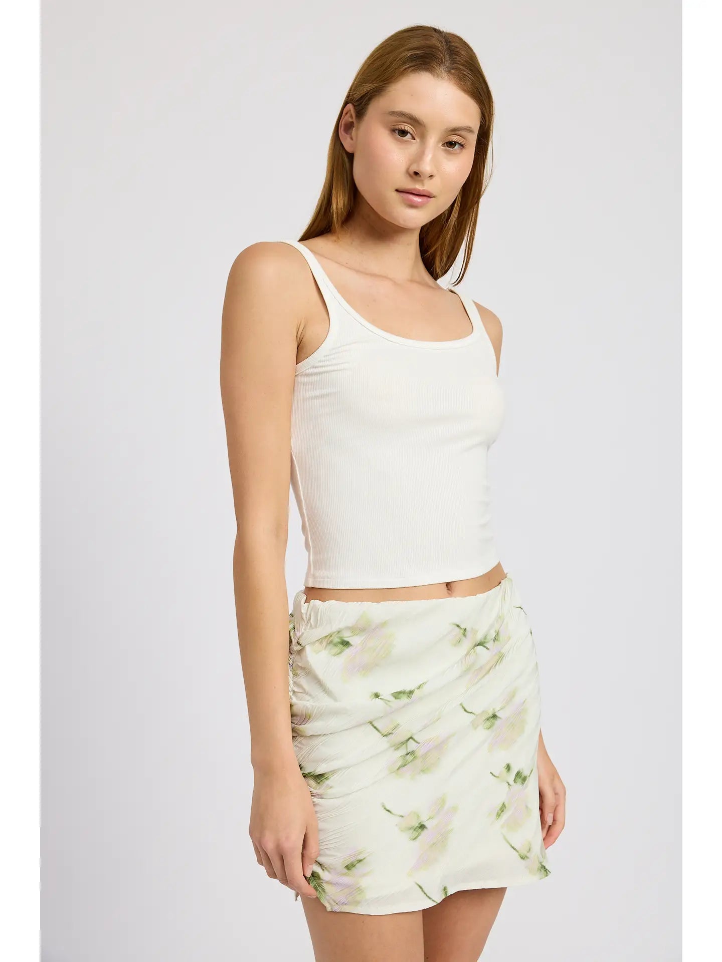 Emory Park Floral Pencil Skirt with Side Slit
