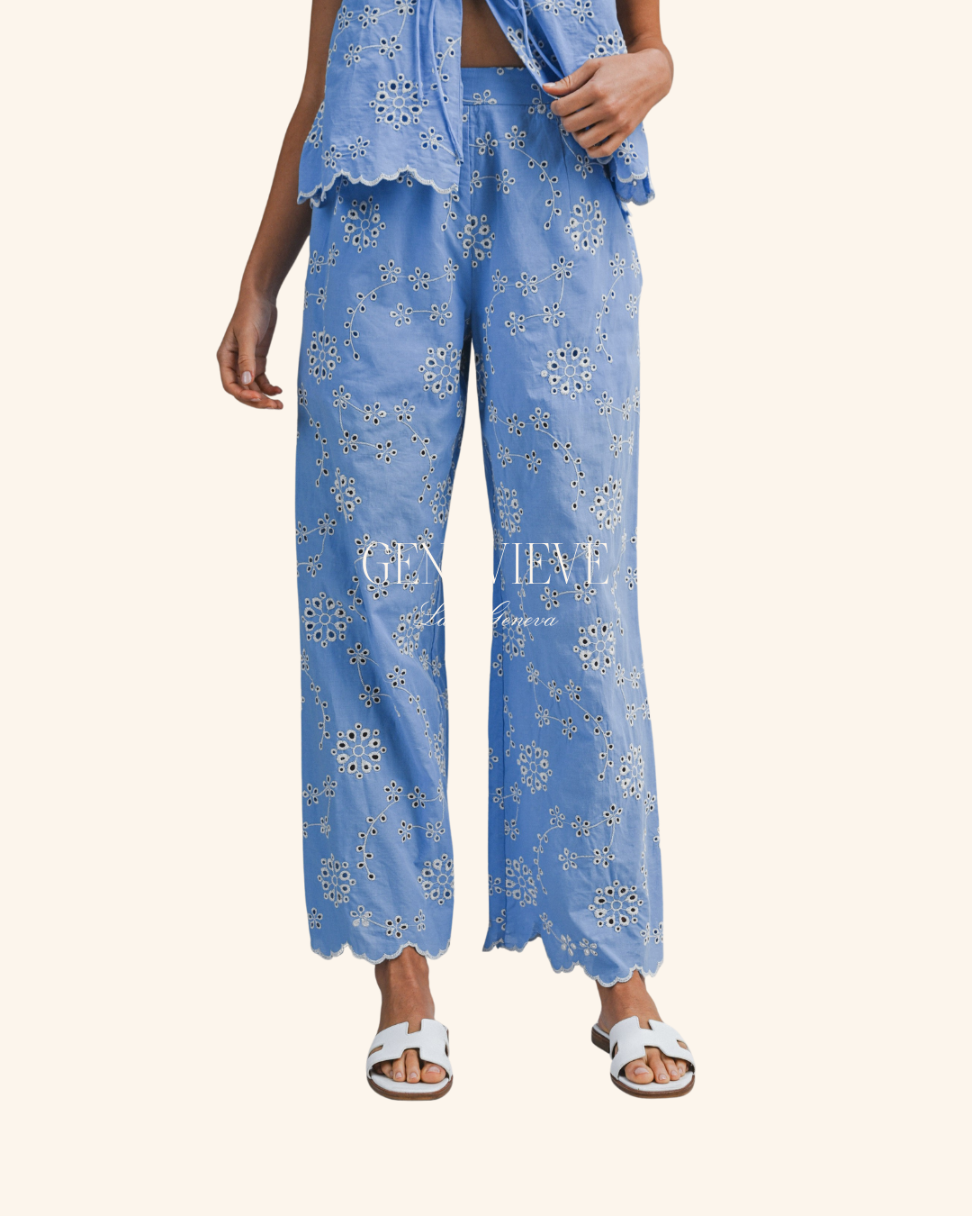 Mable Blue Wide-leg Pant