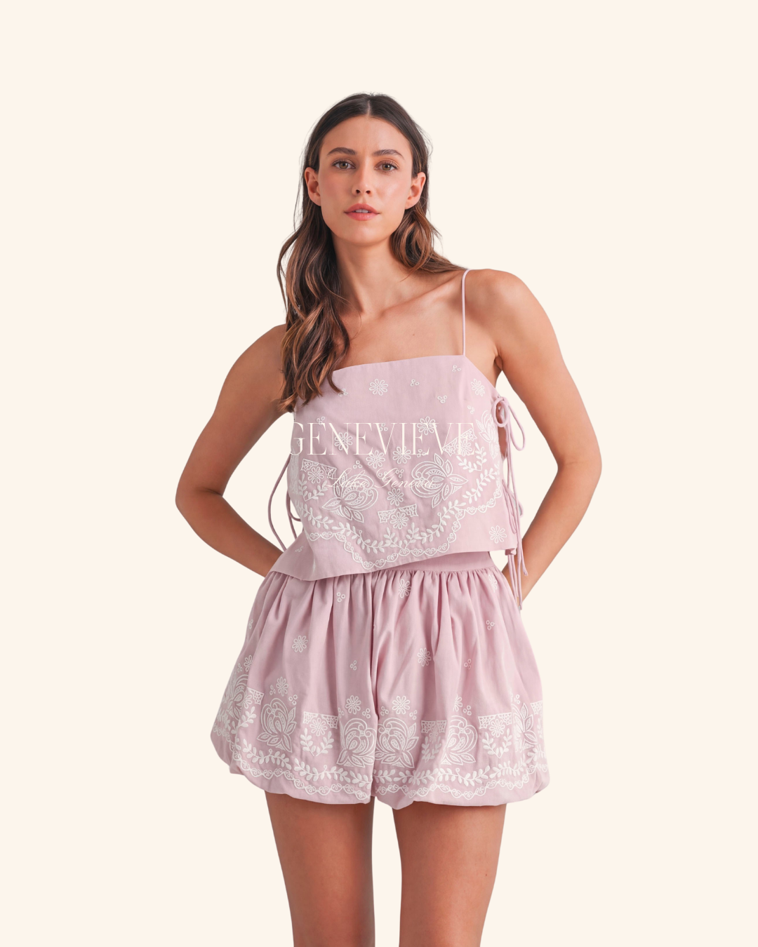 Mable Mauve Balloon Mini Skirt