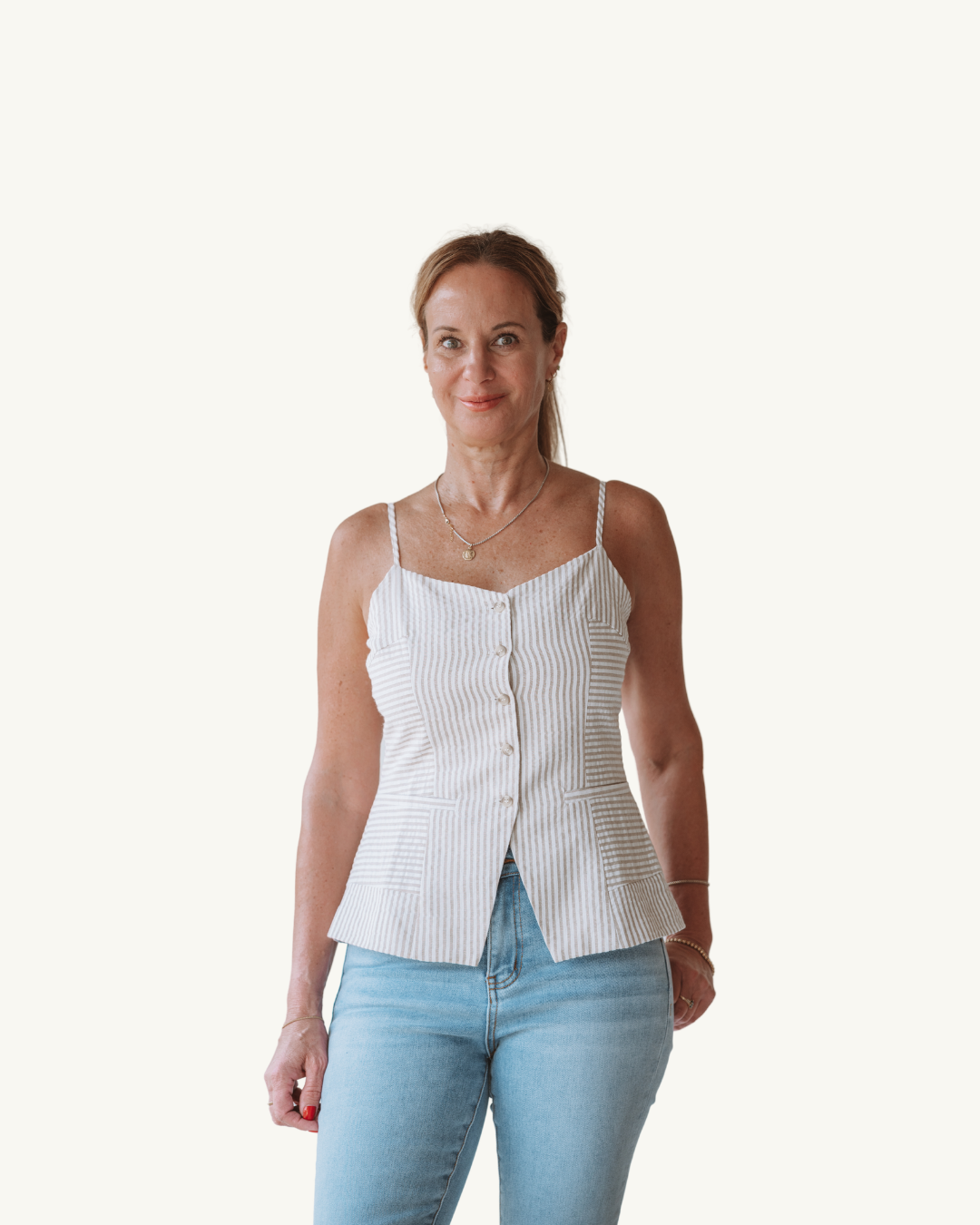 Kld Khaki Stripe Vest