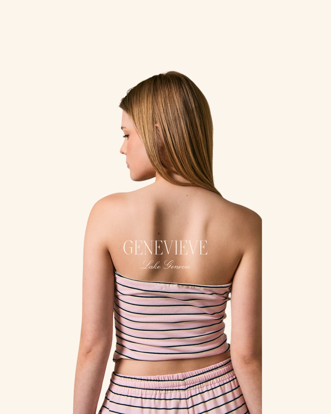 Le Lis Stripe Tube Top