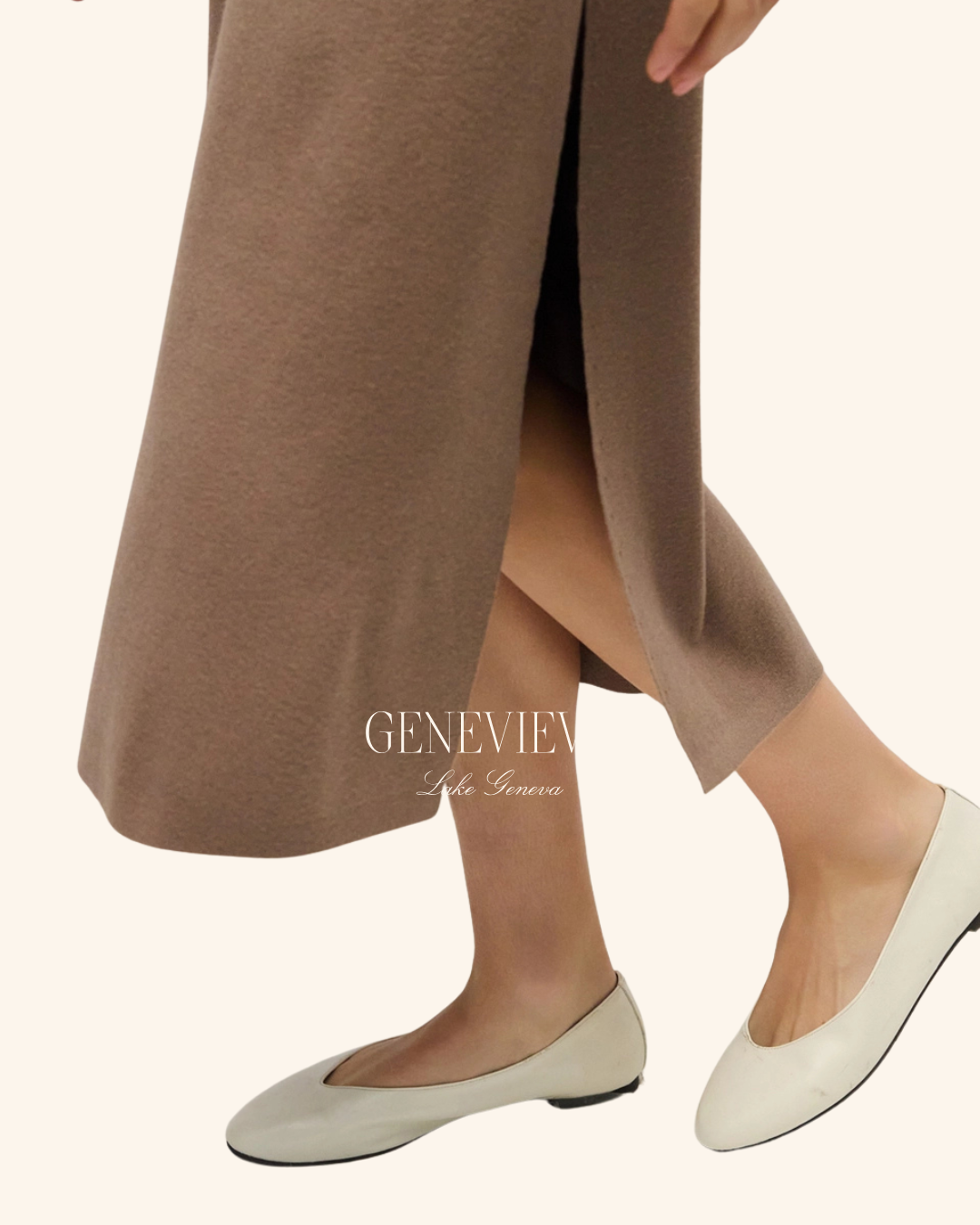 All Row Taupe Camilla Dress