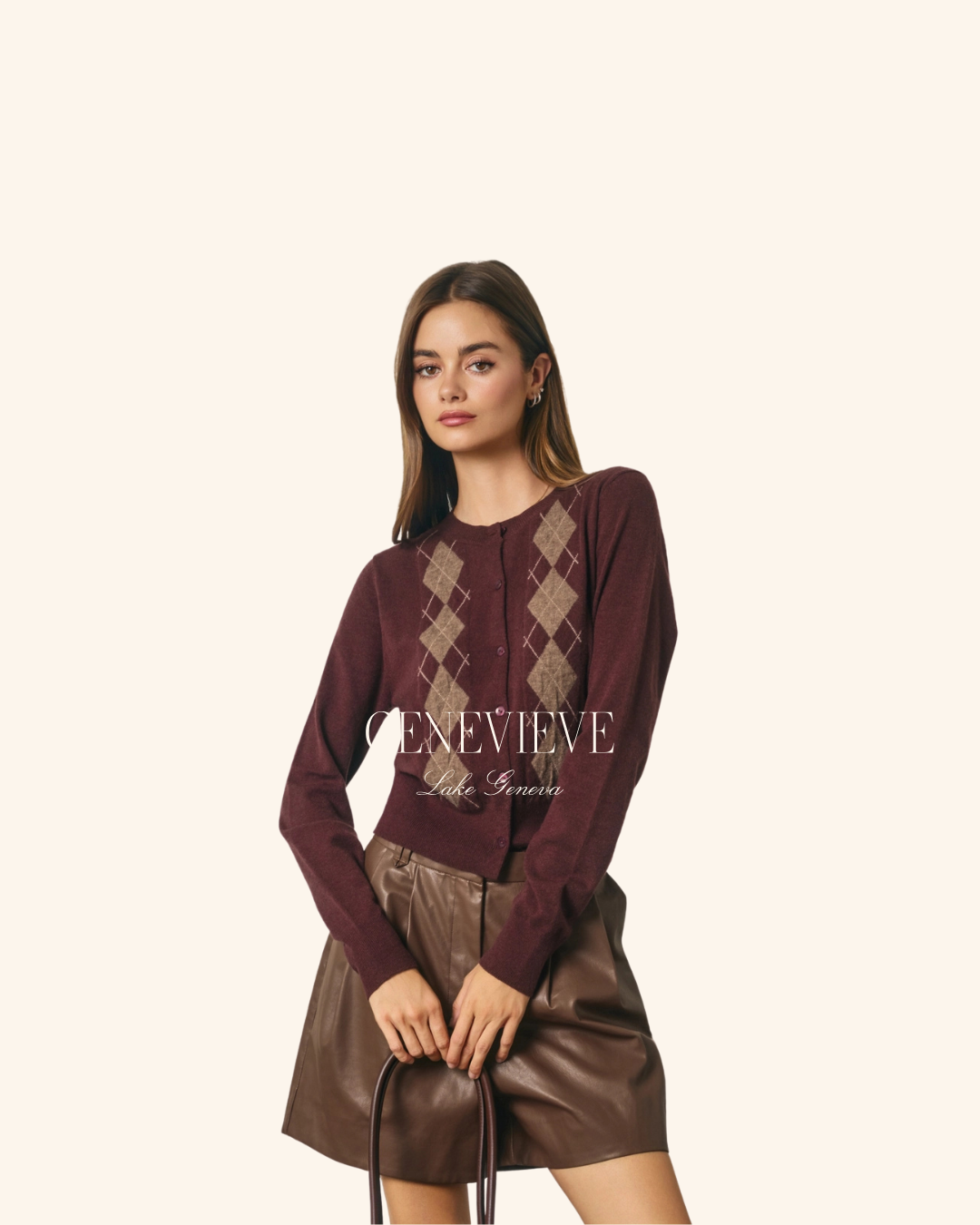Dress Forum Argyle Cardigan