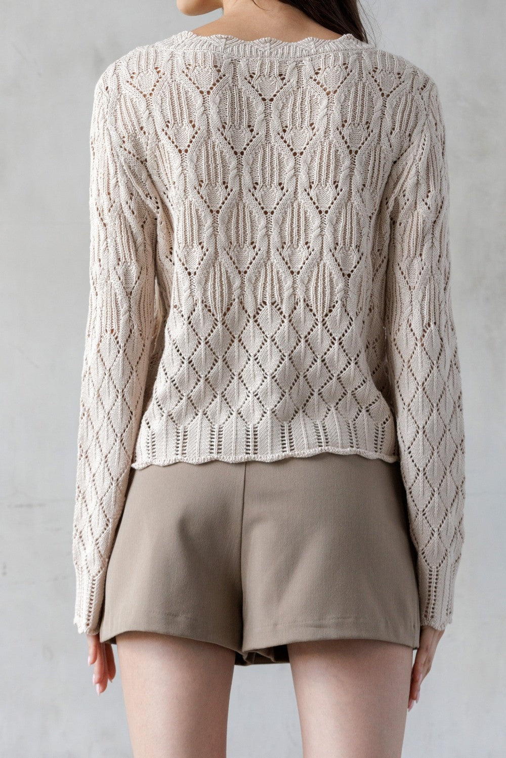 Storia Beige Mini Skort