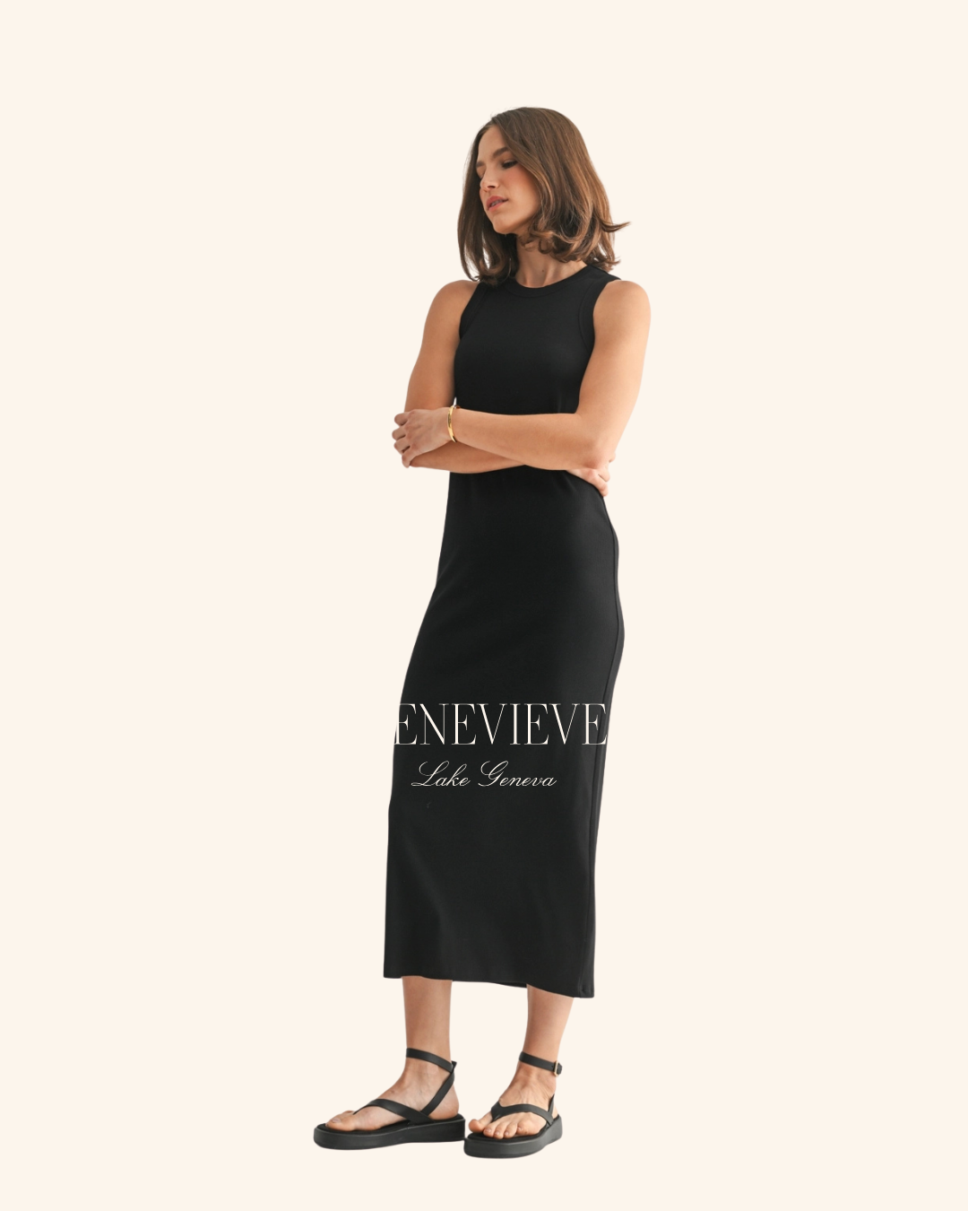 Fun2Fun Knit Sleeveless Maxi