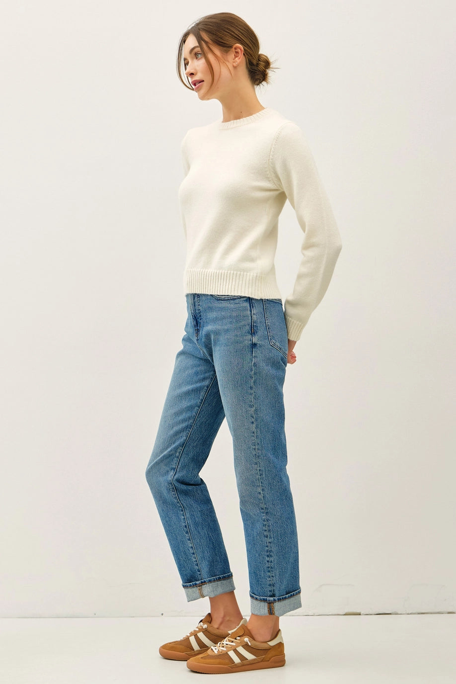 Be Cool Wool Blended Cropped Sweater (Various Colors)