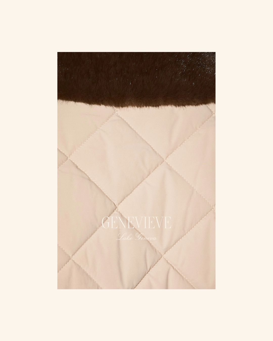 Lelis Quilted Fur Collar Jacket