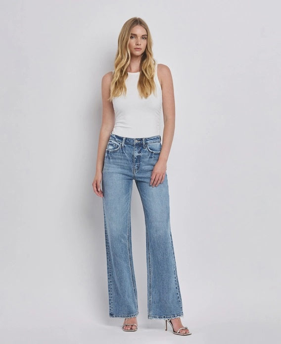 Vervet 90's Super High Rise Wide Jeans