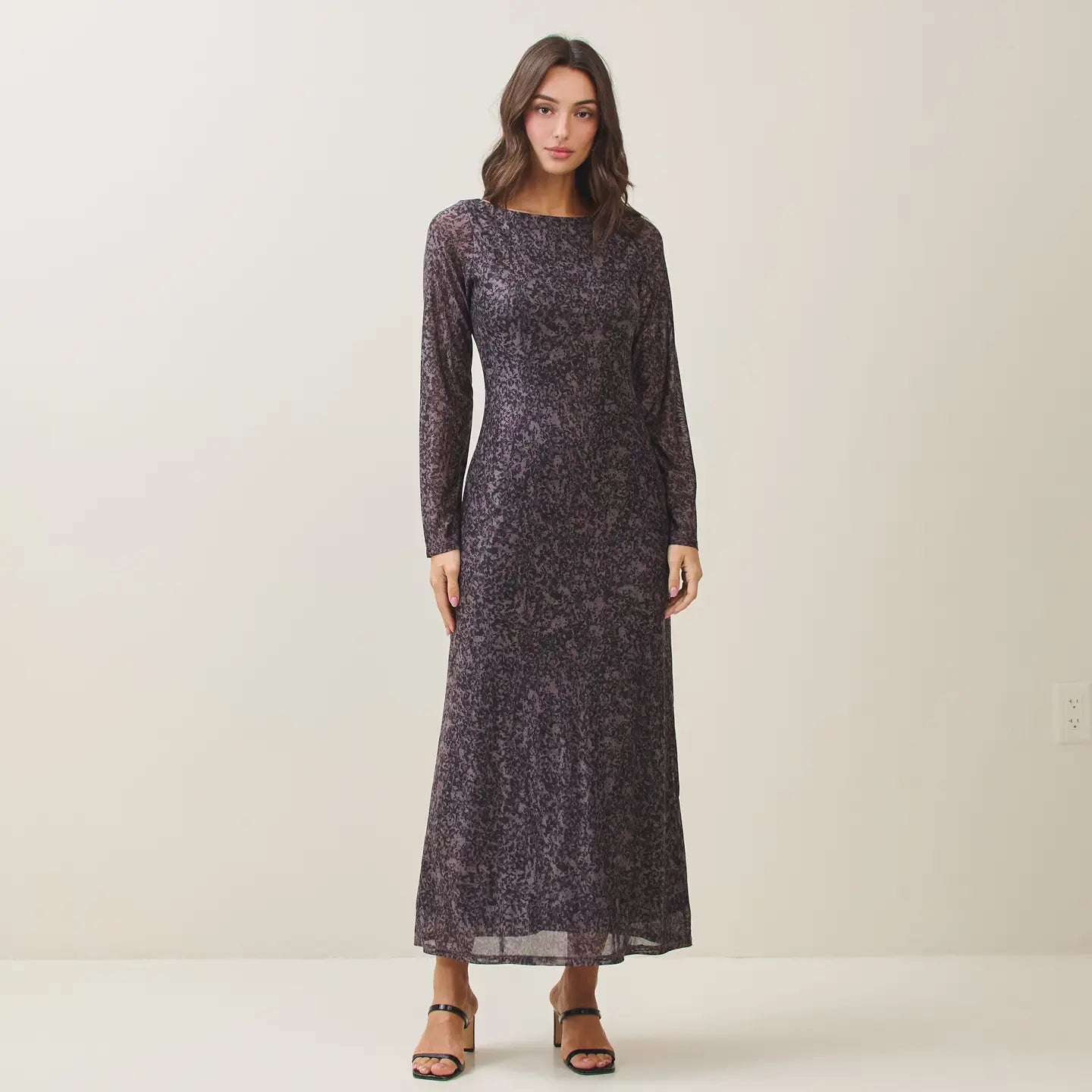 Able Leopard Print Maxi Dress