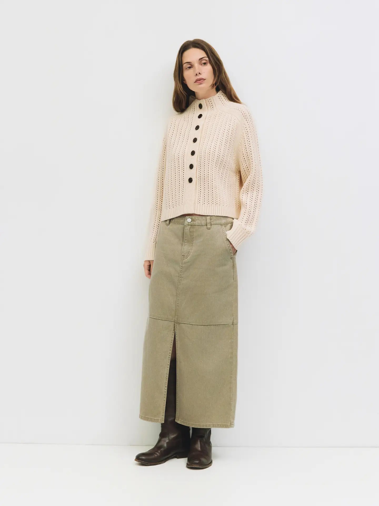 All Row Chunky Turtleneck Sweater